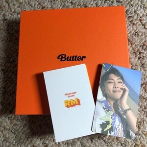 BTS Butter PTD RM Namjoon official kpop album & photocard